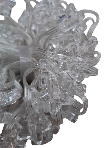 RGB LED Christmas lights with USB - Stars - 10m - 66L - 272358