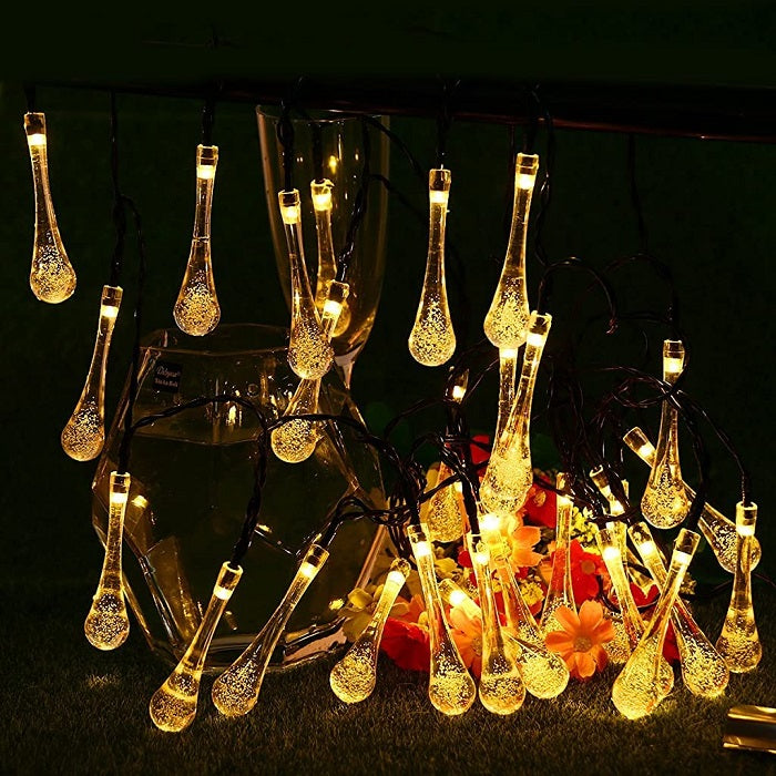 Battery operated LED Christmas lights - Drop - 20LED - 272371