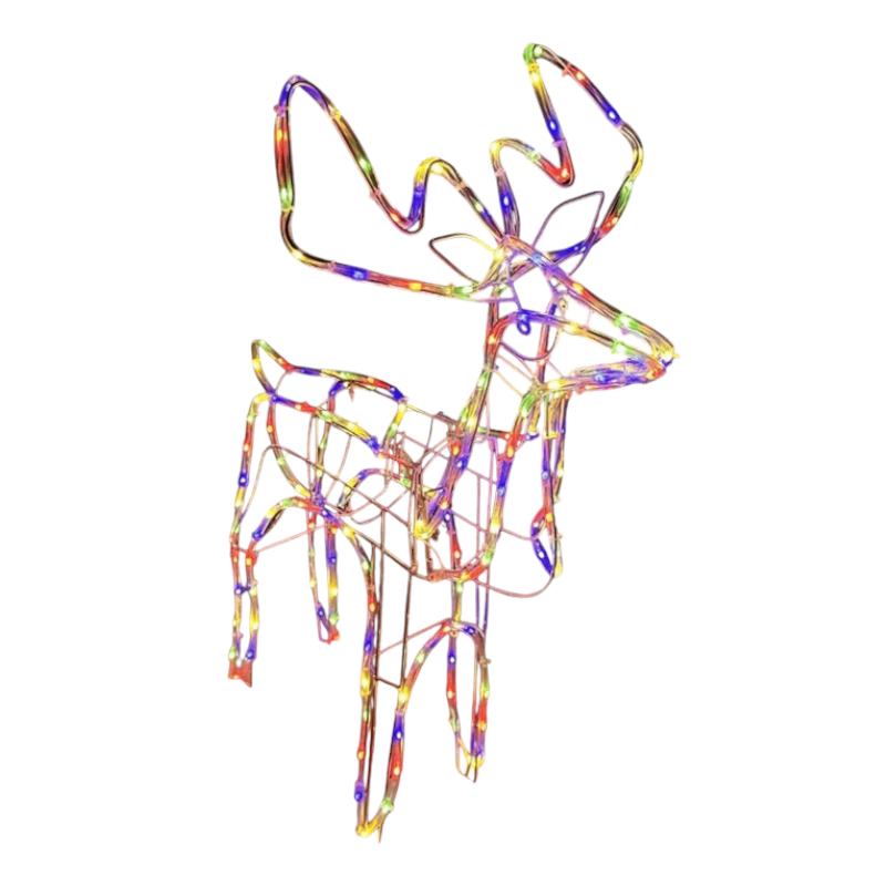 Christmas LED lighted deer - 11 - 272382 - RGB