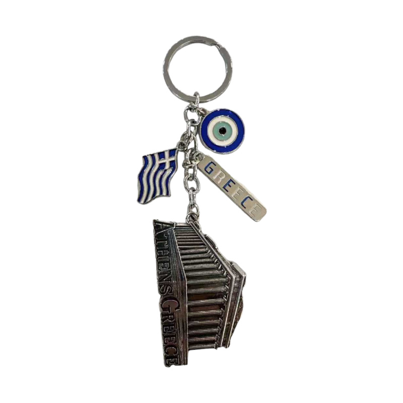 Souvenir Tourist Keychain - Set of 12pcs - Mataki/Athens - 280846
