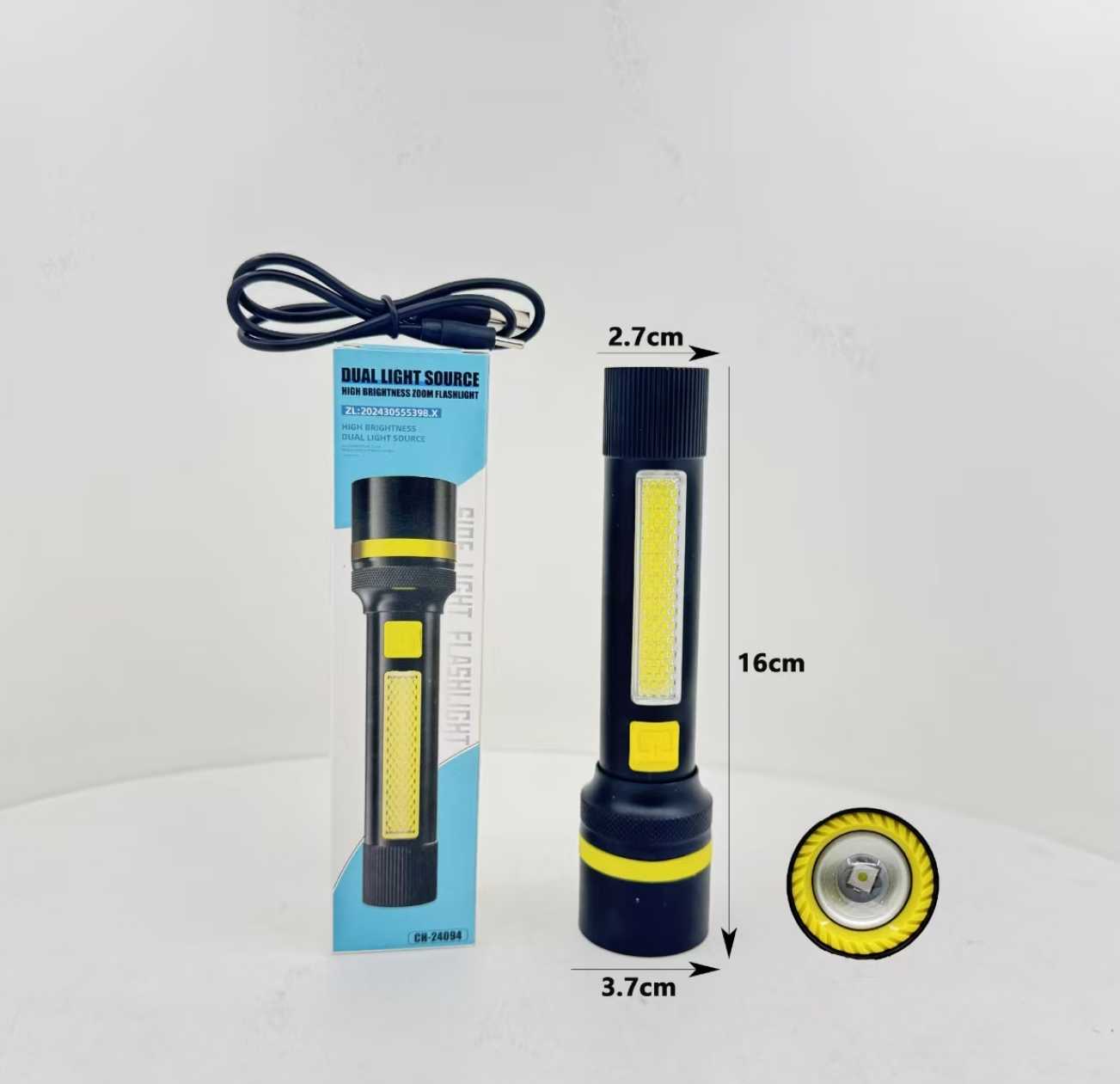 Επαναφορτιζόμενος φακός LED - FA-CH-24094 - 817469