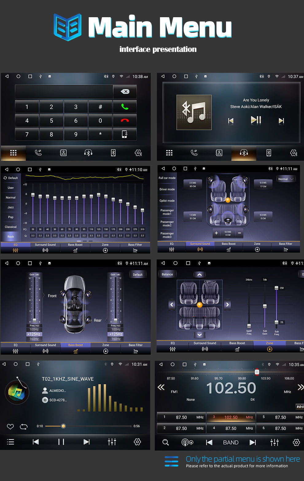 Ηχοσύστημα αυτοκινήτου 2DIN - 9'' - Android - 000154 - iThinksmart.gr