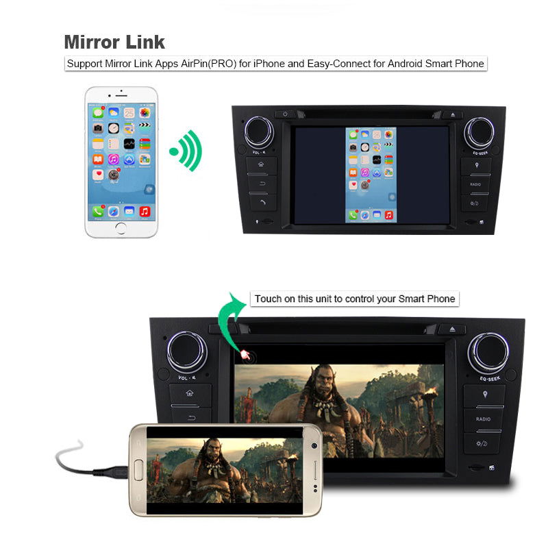 Ηχοσύστημα αυτοκινήτου 2DIN – BMW E90 – Android - 111904 - iThinksmart.gr