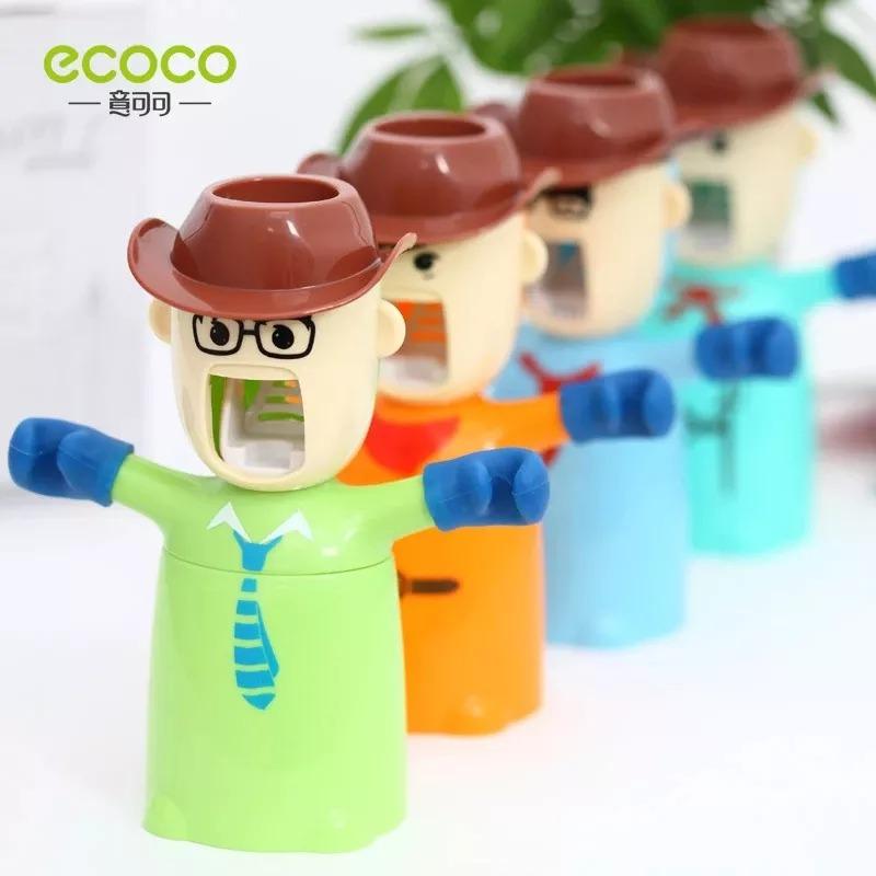 Διανεμητής Οδοντόκρεμας Επιτοίχιος με 2 Βάσεις Οδοντόβουρτσας - Καουμπόι Μπλε - iThinksmart.gr