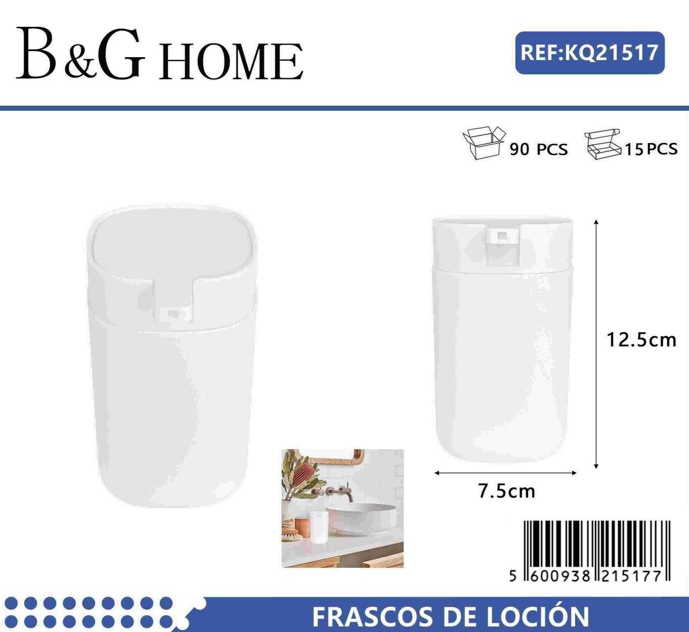 Θήκες κρεμοσάπουνου Dispenser πλαστικές σε σετ 5Χ - White - 21517