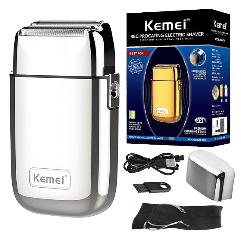 Shaver - Shaver - KM-TX1 - Kemei - Silver