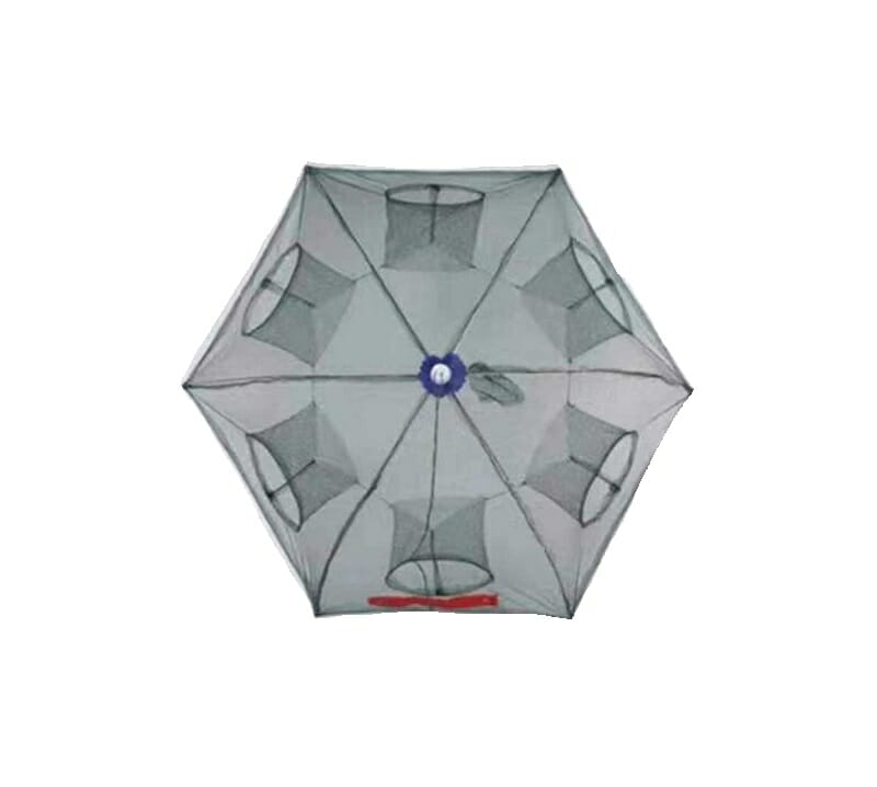 Πτυσσόμενη παγίδα ψαρέματος γαρίδων - 6 θήκες - 930478