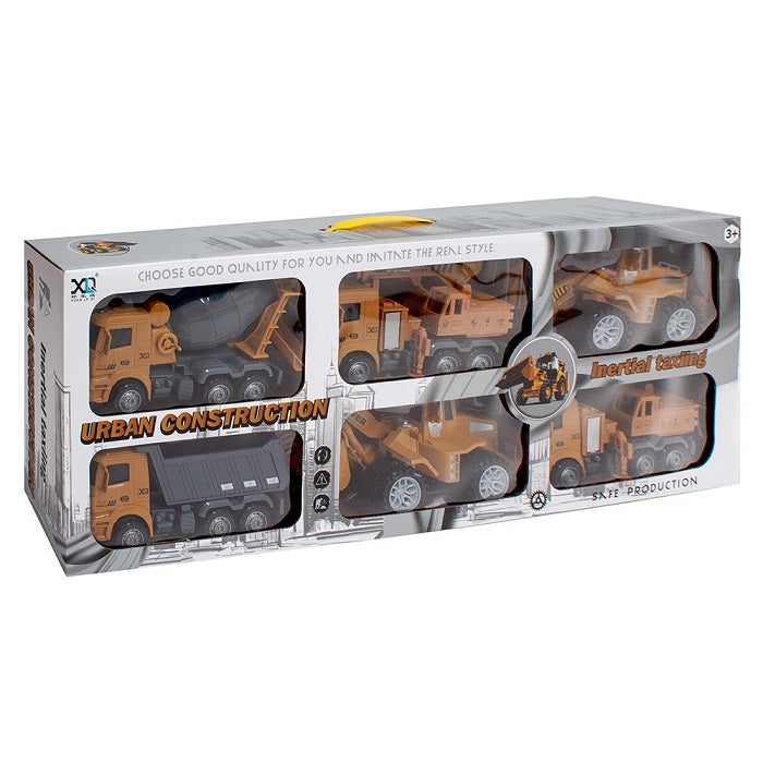 Σετ οχημάτων εργασίας - 6pcs - XLQ-6C - 305218 - iThinksmart.gr