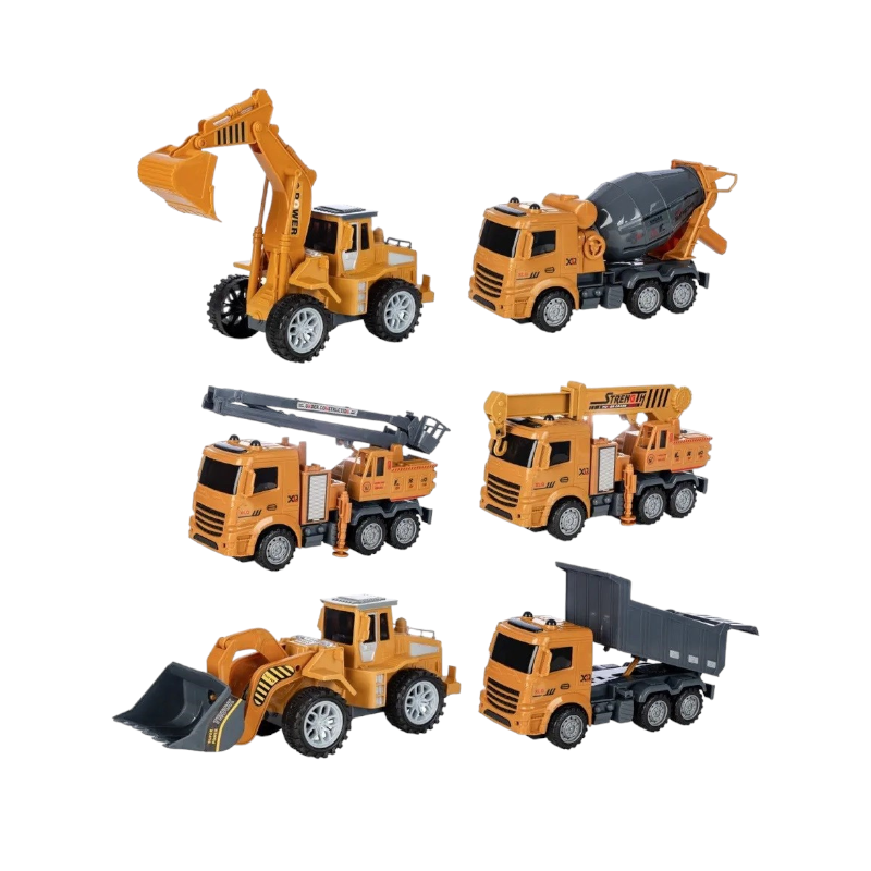 Σετ οχημάτων εργασίας - 6pcs - XLQ-6C - 305218 - iThinksmart.gr