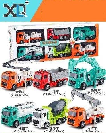 Σετ οχημάτων εργασίας - 6pcs - XLQ-6G - 305224 - iThinksmart.gr