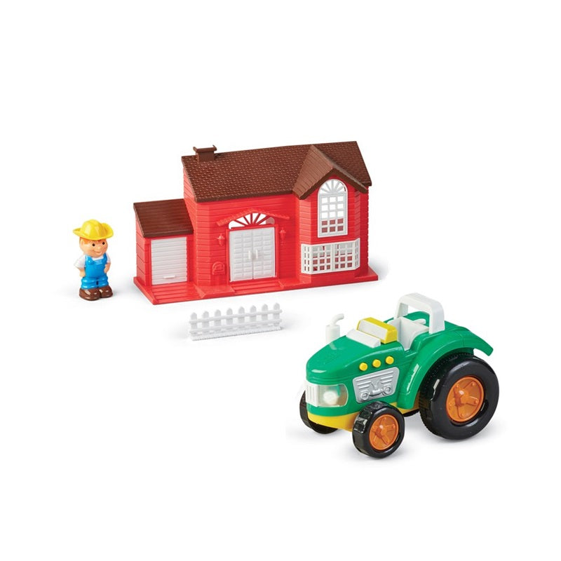 Farm toy set with vehicle and accessories - 500-723 - 5pcs - 922310