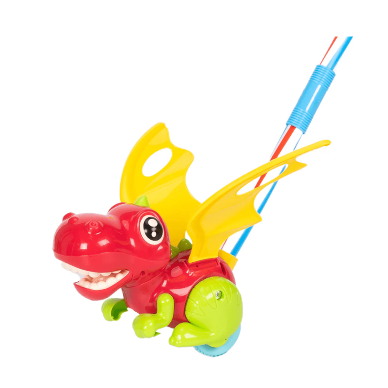 Συρόμενο παιχνίδι - Δράκος - 389 - 305295 - Red - iThinksmart.gr