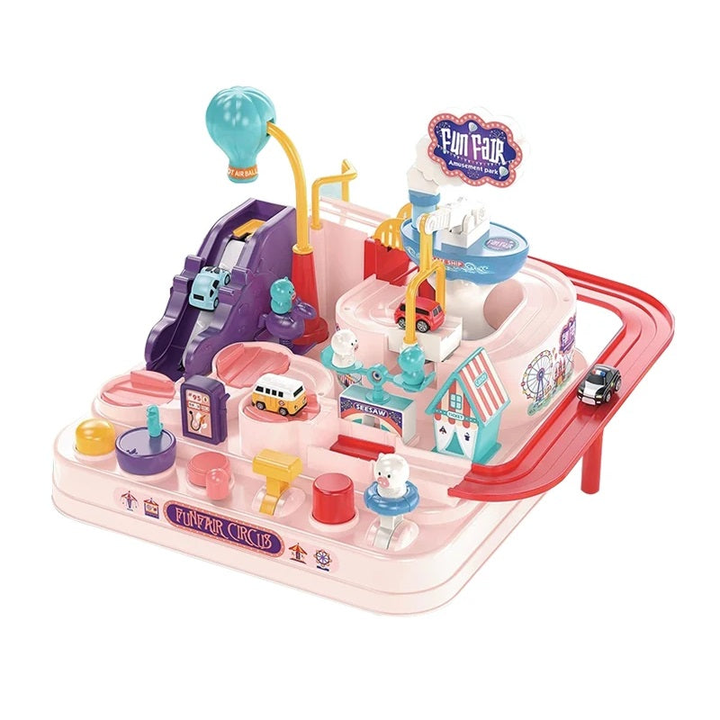 Amusement Park Track with Cars - T205A - 308144