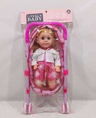 Παιδικό καροτσάκι μωρού με κούκλα - DY777-8 16 - 308224 - iThinksmart.gr