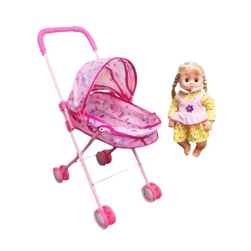 Παιδικό καροτσάκι μωρού με κούκλα - DY777-8 16 - 308224 - iThinksmart.gr