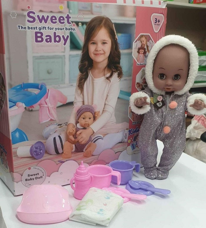 Κούκλα μωρό με αξεσουάρ φροντίδας - WD2368AB31CM - 308226 - iThinksmart.gr