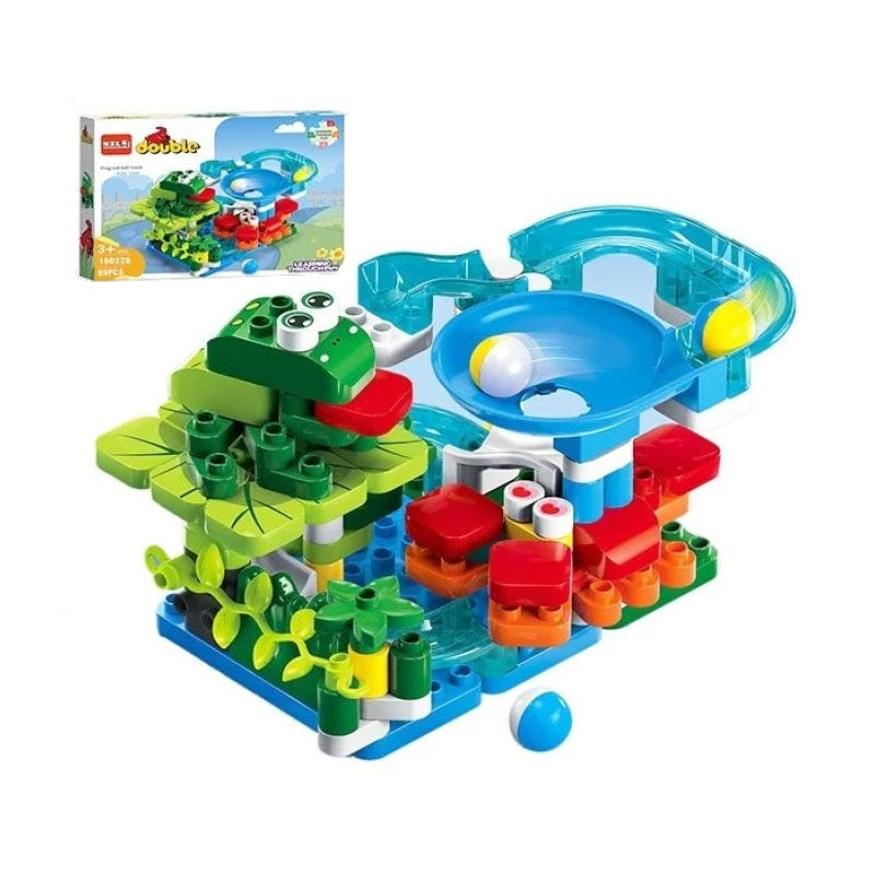 Σετ τσουλήθρα DIY με τουβλάκια - 16022B99 - 308247 - iThinksmart.gr