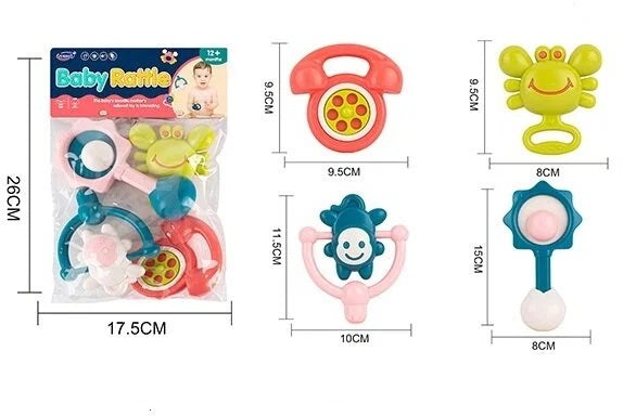 Set of baby rattles & chews - 326-B1344 - 308261