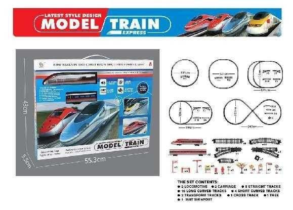 Σετ τρενάκι με ράγες - 1801A-9 - 308367 - iThinksmart.gr