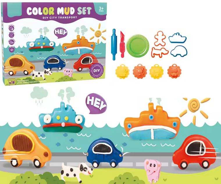 DIY construction set with plasticine - 25g 5838-140B - 310410