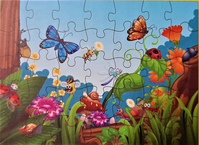 Children's puzzle 35 pieces - Bugs - GXF035-635 - 310426