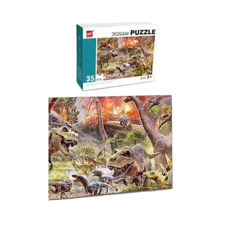 Παιδικό puzzle 35 κομματιών - Dinosaurs - GXF035-1235 - 310434 - iThinksmart.gr