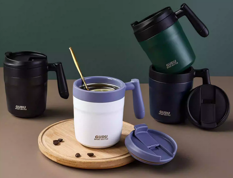 Portable thermos flask - 450ml - 312505 - Green