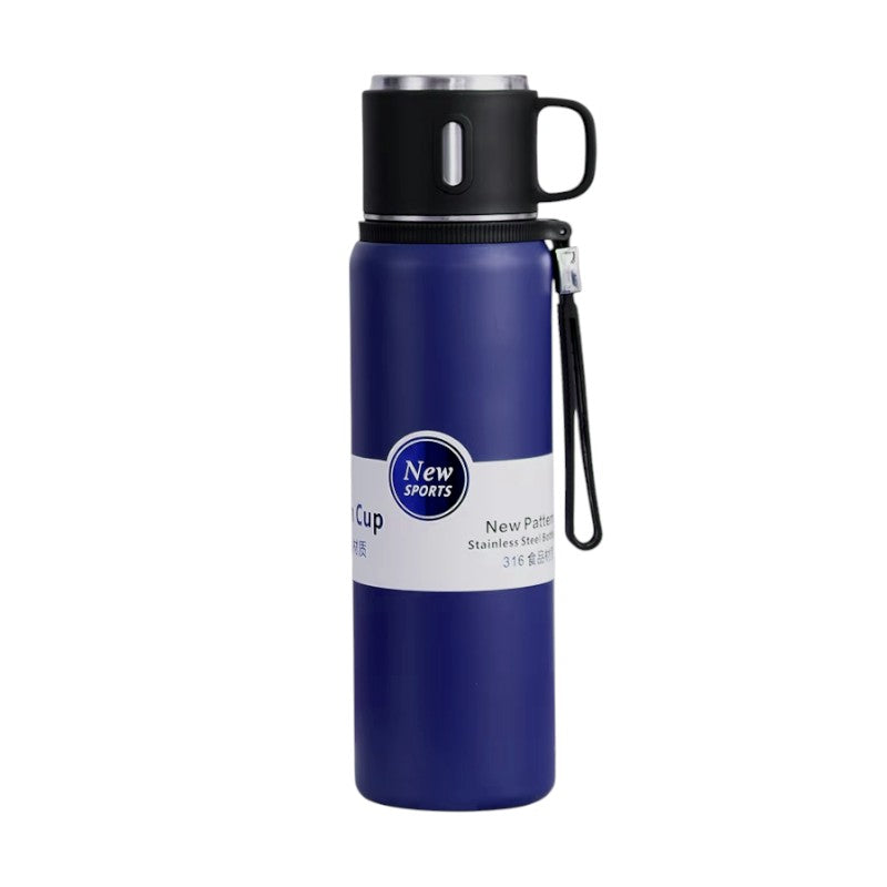 Portable thermos flask - 800ml - 312604 - Blue