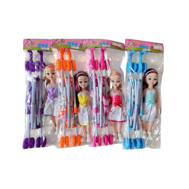 Παιδικό καροτσάκι με κούκλα - TD1465-K14 - 316336