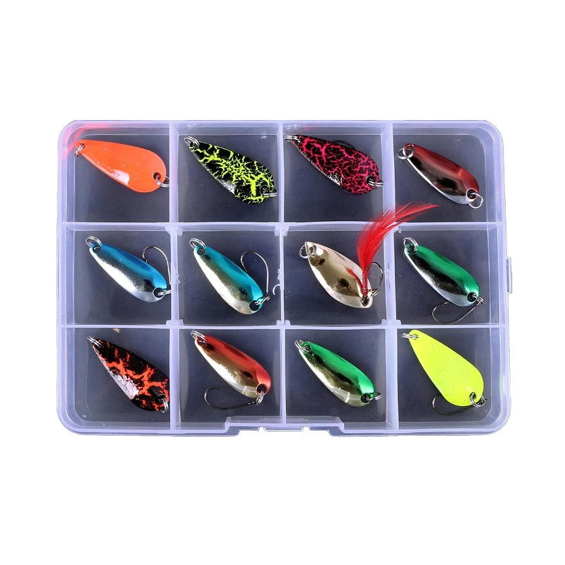 Σετ πλάνοι ψαρέματος σε θήκη - 039 - 12pcs - 831811