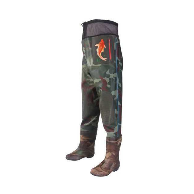 Waterproof fishing pants with galoshes - No.43 - 931868