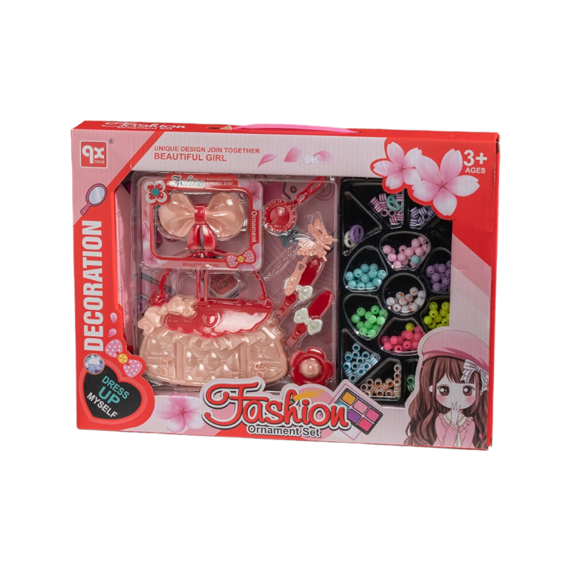 Σετ κατασκευής κοσμημάτων με αξεσουάρ ομορφιάς - QX888B - 325127 - iThinksmart.gr