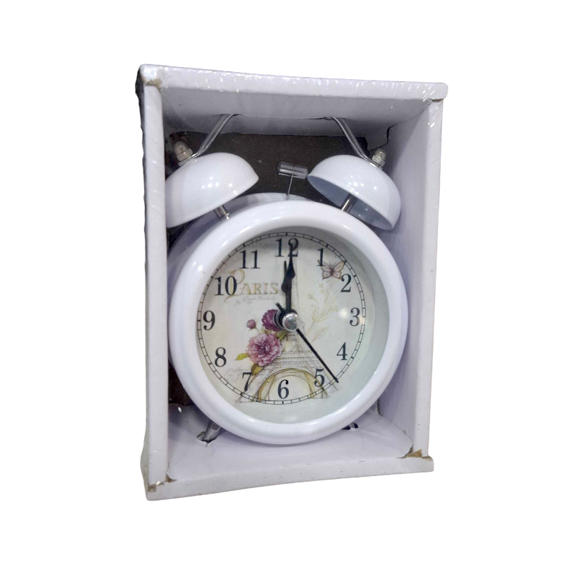 Table clock - Alarm clock - 3301T-2 - 330126 - White