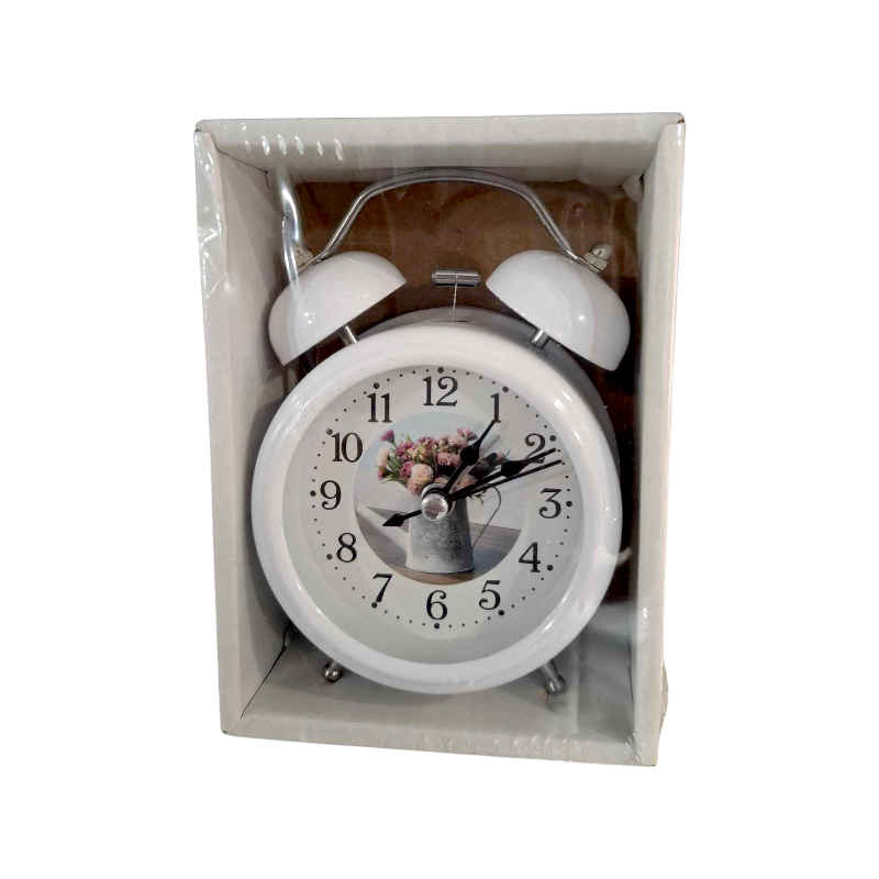 Table clock - Alarm clock - 3301-14 - 330154 - White