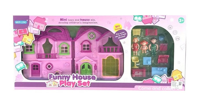 Κουκλόσπιτο με αξεσουάρ - 661N - 345398