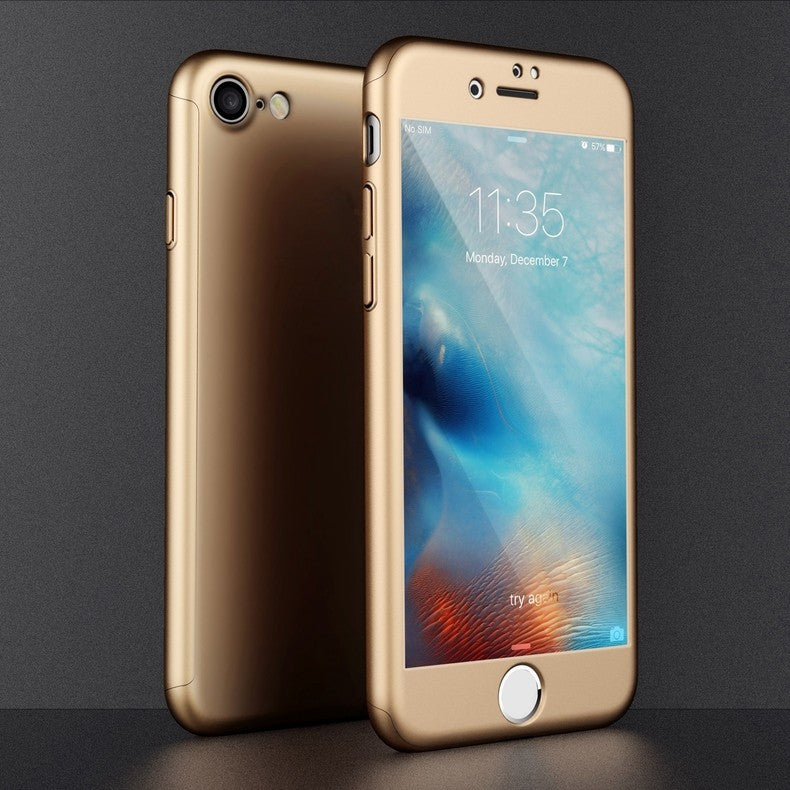 Θηκη 360° Full Cover Χρυση - iPhone 7 / iPhone 8 / SE 2020 - iThinksmart.gr