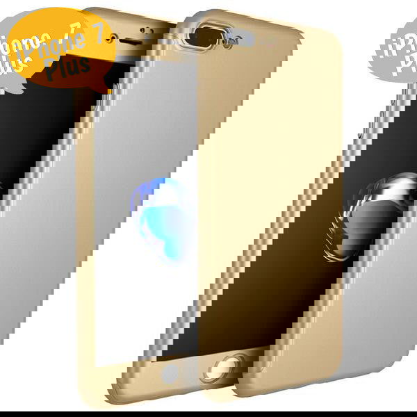Θηκη 360° Full Cover Χρυση - iPhone 7 Plus / 8 Plus - iThinksmart.gr