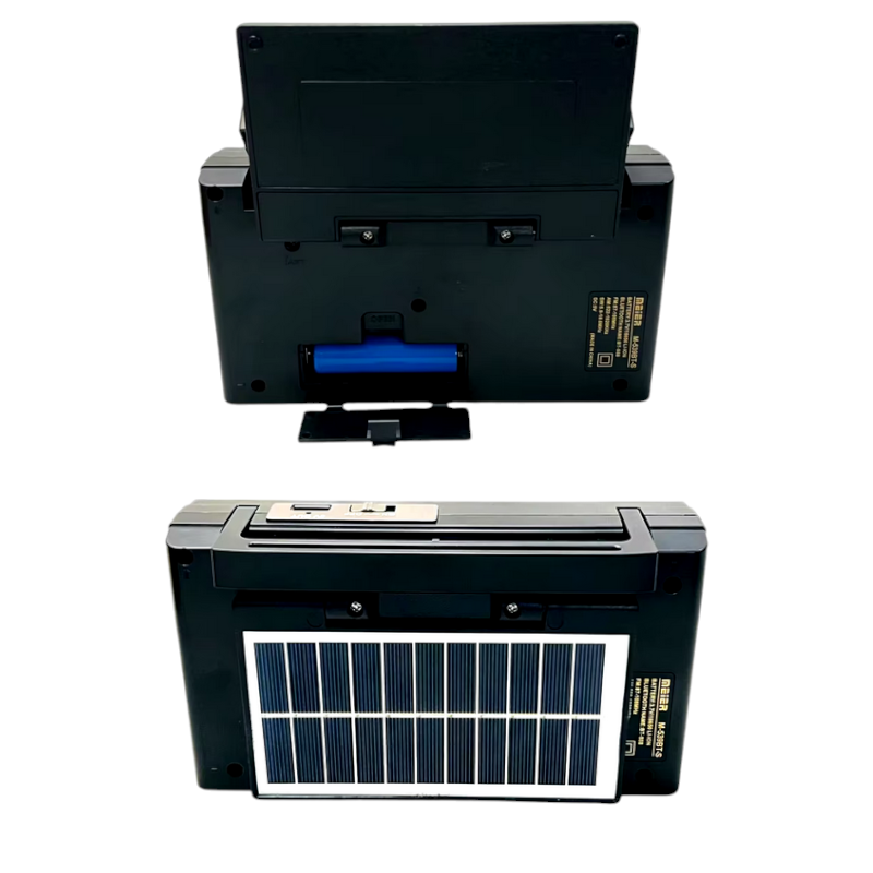 Rechargeable radio with solar panel - M-538BTS - 370090 - Silver