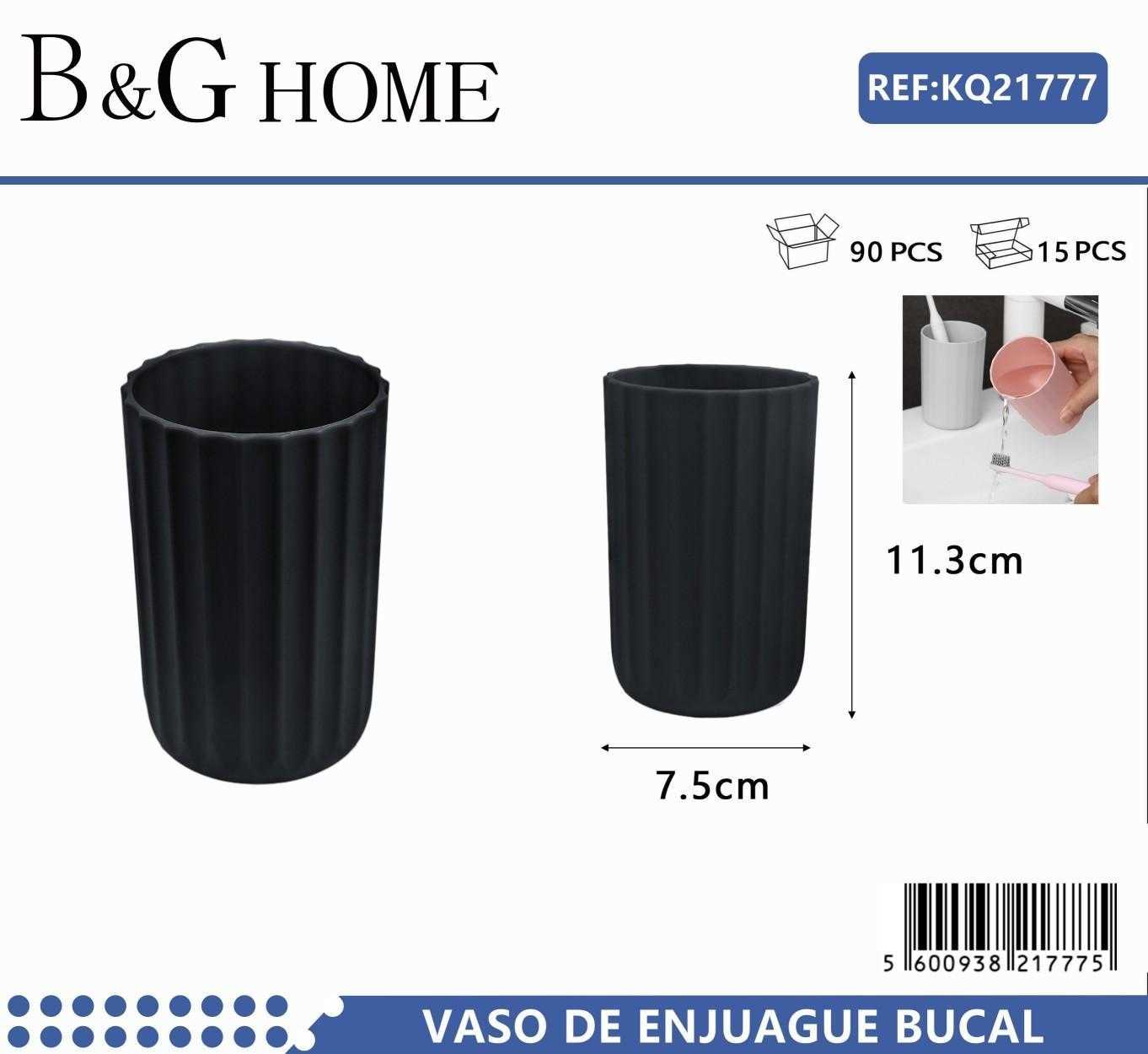 Θήκες οδοντόβουρτσας πλαστικές σε σετ 5Χ - Black - 21777