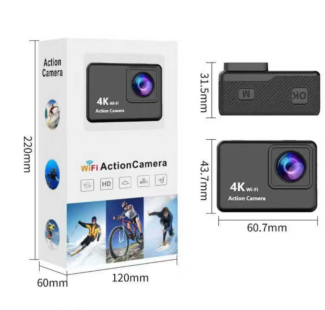 Action camera - V22 - 4K - WiFi - 812853