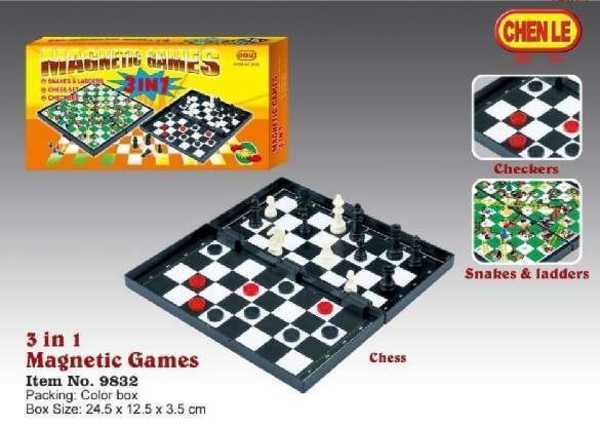 Επιτραπέζιο παιχνίδι Σκάκι-Φιδάκι - 3in1 - 98323 - 310383 - iThinksmart.gr