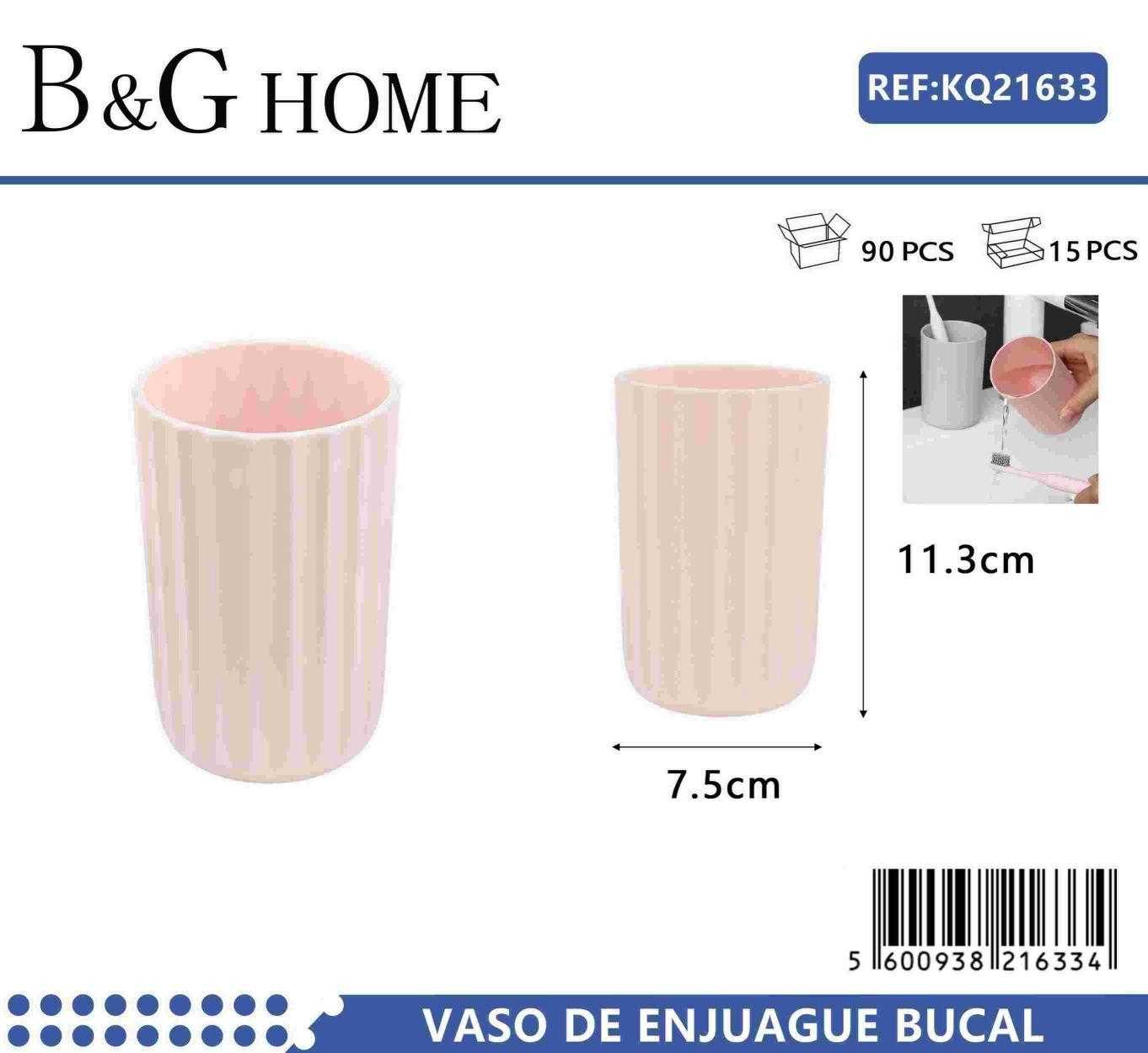 Θήκες οδοντόβουρτσας πλαστικές σε σετ 5Χ - Light Pink - 21633