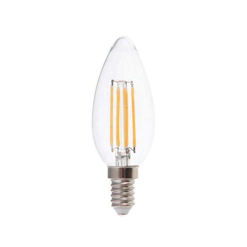 Λάμπα LED Filament κερί - Ε14 - 6W - 431473 - iThinksmart.gr