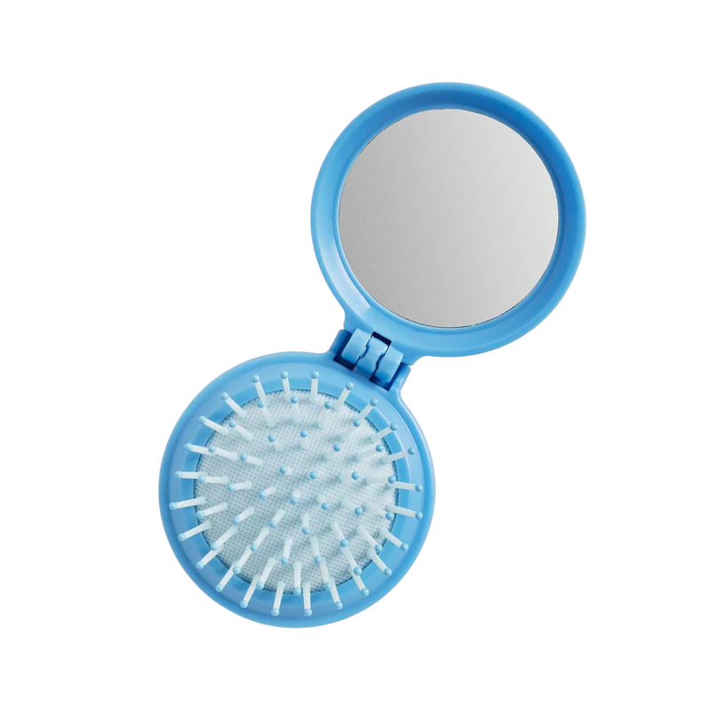 Foldable travel comb with mirror - 444441