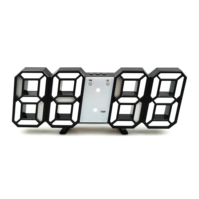 Digital Clock - Alarm Clock - 6609 - 466097 - Black