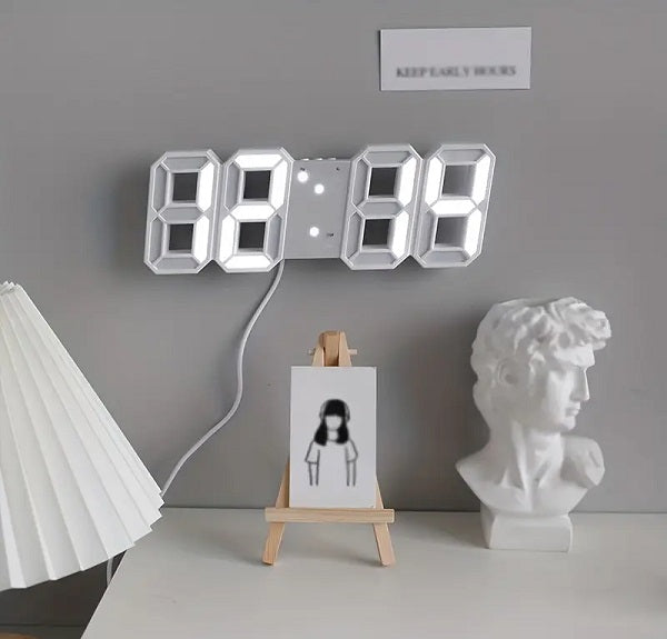 Ψηφιακό ρολόι – Ξυπνητήρι - 6609 - 466097 - White - iThinksmart.gr