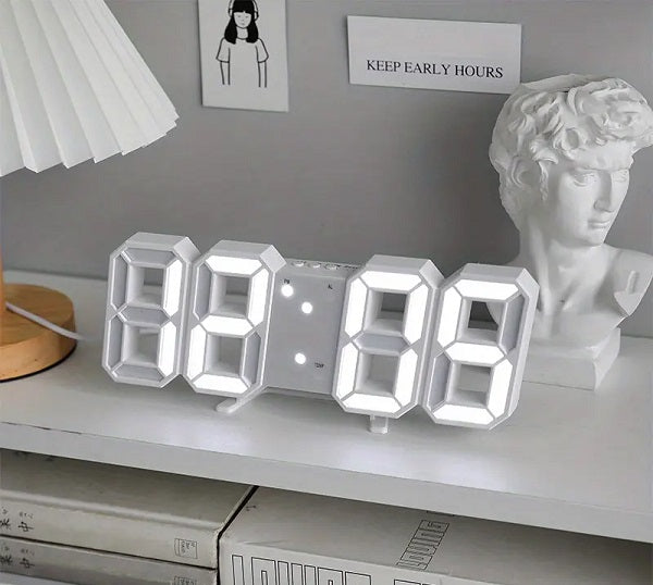 Ψηφιακό ρολόι – Ξυπνητήρι - 6609 - 466097 - White - iThinksmart.gr