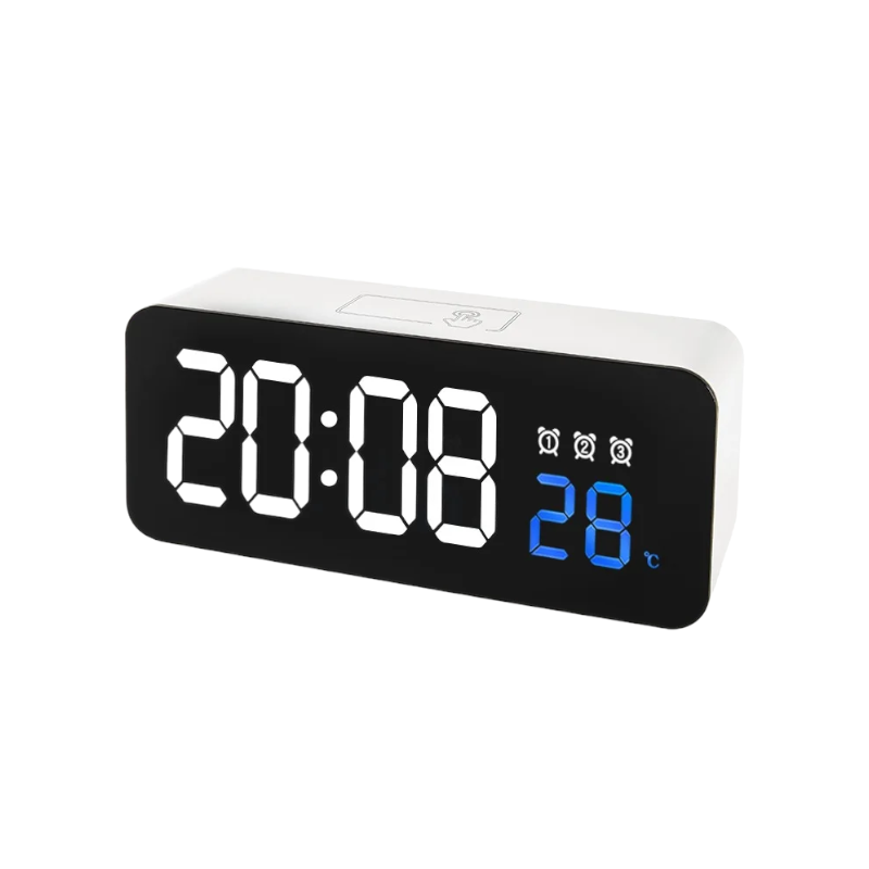 Ψηφιακό ρολόι – Ξυπνητήρι - 6612T - 466127 - White - iThinksmart.gr