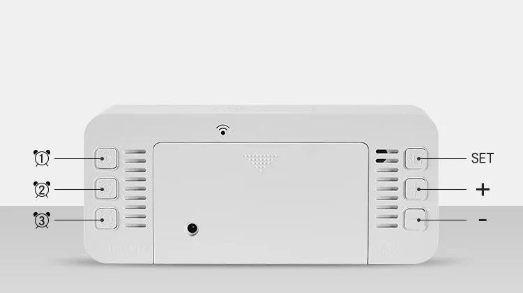 Ψηφιακό ρολόι – Ξυπνητήρι - 6612T - 466127 - Black - iThinksmart.gr