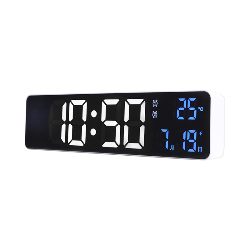 Digital Clock – Alarm Clock - 6625 - 466257 - White